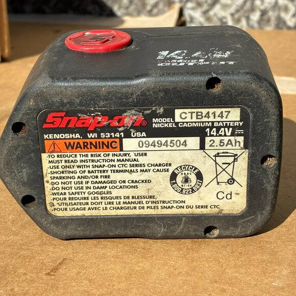 Snap On 14.4v Hi-Output Battery CTB4147 2.5Ah USA - Picture 1 of 6
